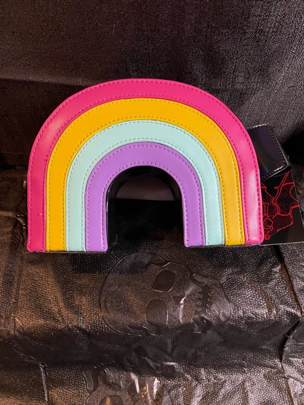 Rainbow Fanny Pack - Pink Multi